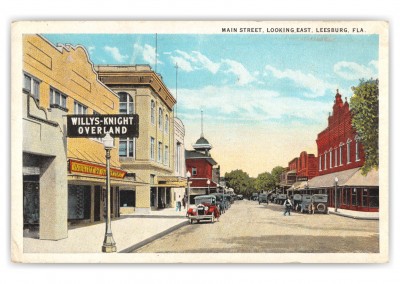 Leesburg, Florida, Main Street looking east