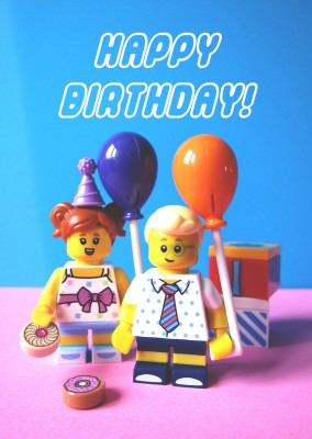 Lego Happy Birthday Vraies Cartes Postales En Ligne