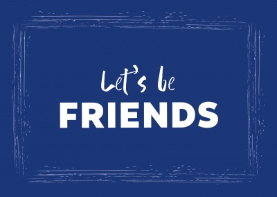 Let's be friends