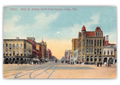 Lima, Ohio, Main Street looking north