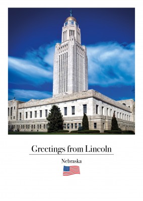 foto del edificio del capitolio en Lincoln, Nebraska