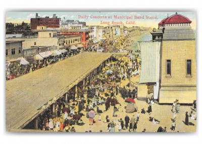 Long Beach California Municipal Band Stand Daily Concert