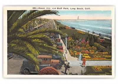 Long Beach California Ocean Avenue and Bluff Park