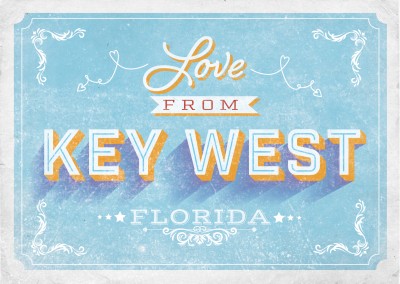 Vintage postcard Key West, Florida