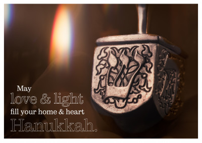 May love and light fill your home and heart at Hanukkah