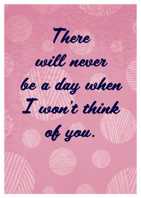 pattern love quote postcard