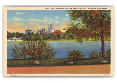 Madison, Wisconsin, Lake Monona and State Capitol