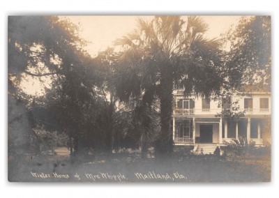 Maitland Florida Winter Home of Mrs Whipple