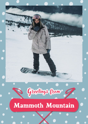 Saludos desde Mammoth Mountain