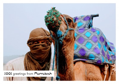 Foto Beduine mit Kamel