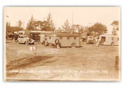 Melbourne Florida Camp Grounds Midway Tourist Colony