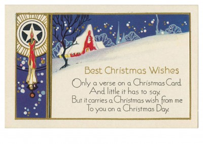 Curt Teich Postal Arquivos Coleção Os Melhores Desejos De Natal