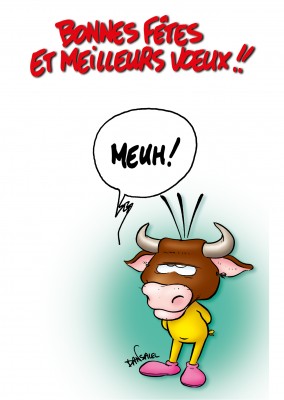 Le Piaf cartoon Meuh!