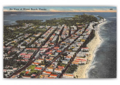 Miami Beach Florida Aerial View