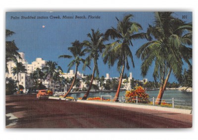Miami Beach, Florida, Palm Studded Indian Creek