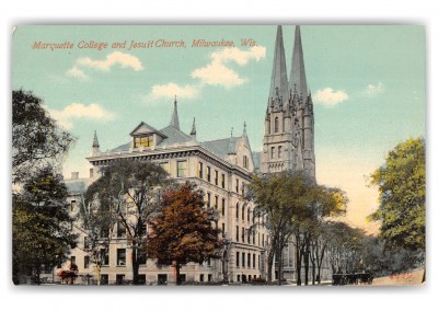 Milwaukee, Wisconsin, Marquette College and Jesuit Church