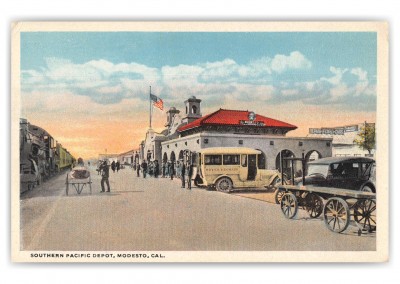 Modesto California Southern Pacific Depot