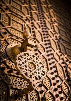 Morocco brass door