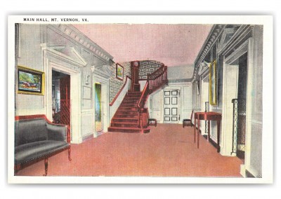 Mount Vernon, Virginia, Main Hall