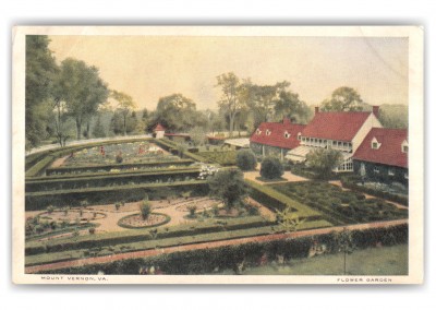 Mount Vernon, Virignia, Flower garden