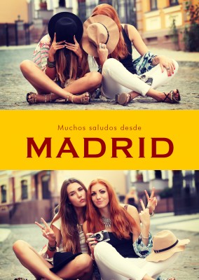 Grüße aus Madrid auf Spanisch