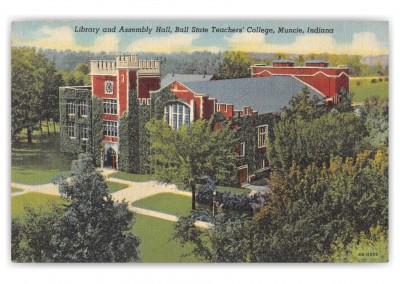 Muncie, Indiana, Library and Assembly Hall, Ball State Teachers College