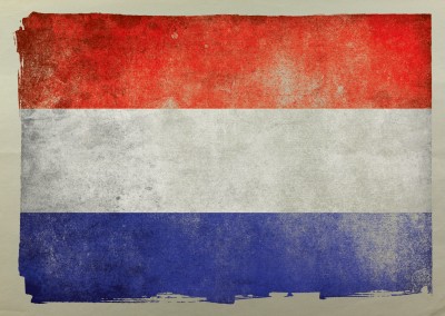 Postcard flag of Netherlands