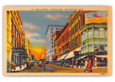 New Bedford, Massachusetts, Union Street looking west