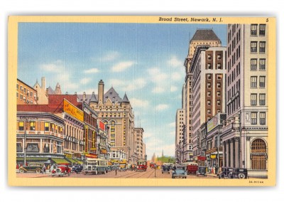 Newark, New Jersey, Birds-eye Broad Street