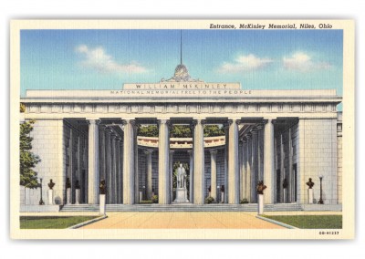 Niles, Ohio, McKinley memorial entrance