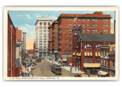 Norfolk, Virginia, City Hall Avenue 