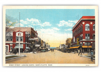 North Platte, nebraska, looking North on Dewey Street
