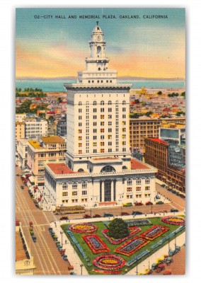 Oakland California City Hall and Memorial Plaza