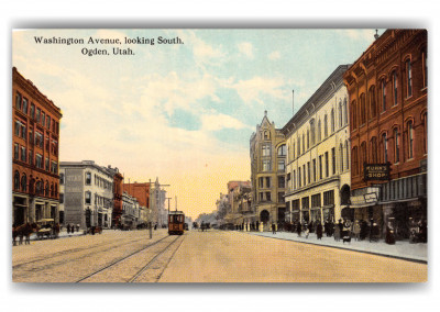 Ogden, Utah, Washington avenue looking south