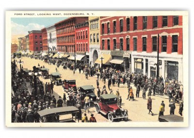 Ogdensburg, New York, Ford Street looking west