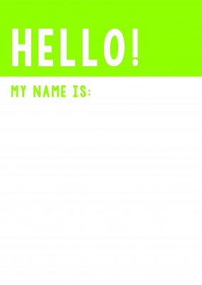 Olá, meu nome é...