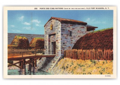 Old Fort Niagara, New York, Porte Des Cinq Nations