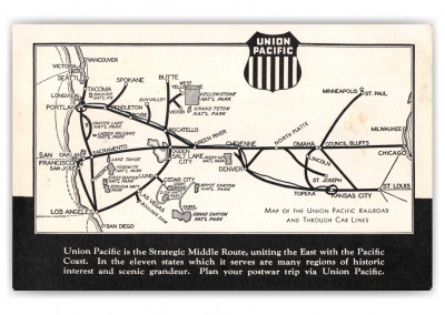 Omaha Nebraska Union Pacific Railroad Lines Map