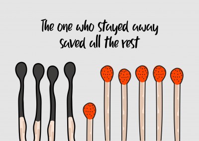 The one who stayed away saved all the rest