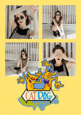 Postkarte CatDog 