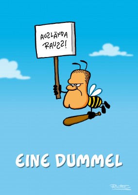 Ruthe-Cartoons, Dummel Hummelâ€“mypostcard