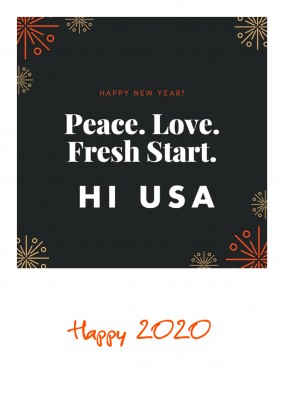 CIAO USA – pace amore nuovo inizio