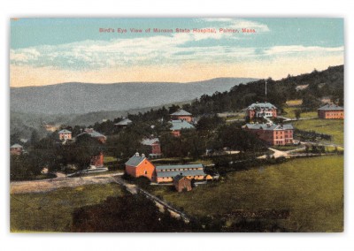 Palmer, Massachusetts, Birds-eye view of Monson State Hospital