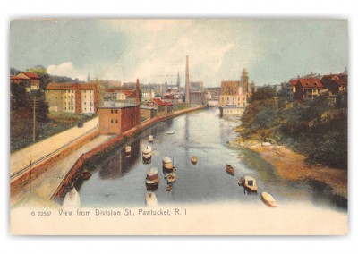 Pawtucket, Rhode Island, view from Division Street