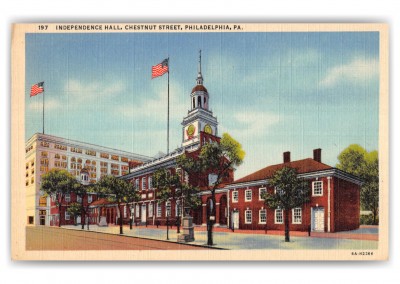 Philadelphia, Pennsylvania, Independence Hall, Chestnut Street