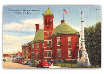 Phillipsburg, New Jersey, City Hall and Civil War Memorial