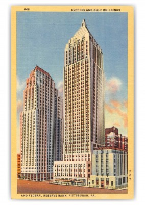 Pittsburgh Pennsylvania Koppers and Gulf Buildings