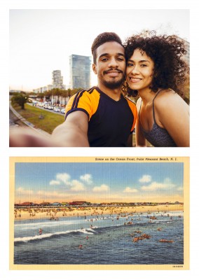 Point Pleasant Beach, New Jersey, ocean Front Scene