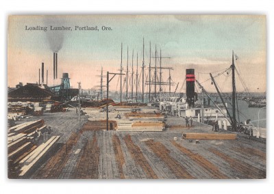 Portland, Oregon, Loading Lumber