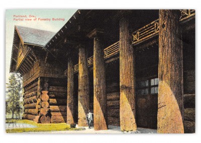 Portland, Oregon, partial view of Forestry Building